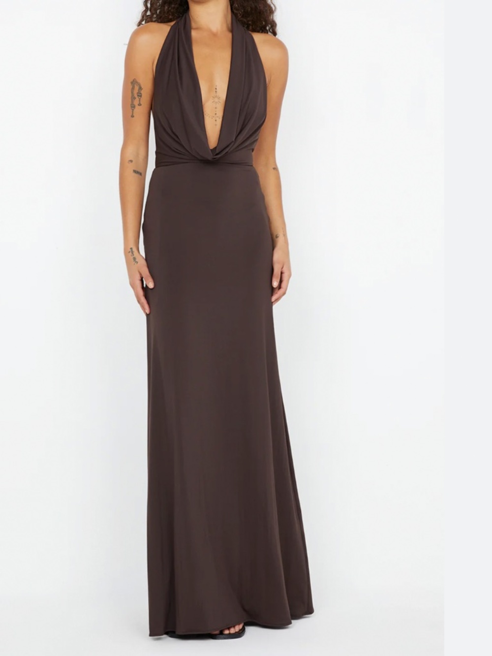 Bec+Bridge Nessie Cowl Maxi Dress